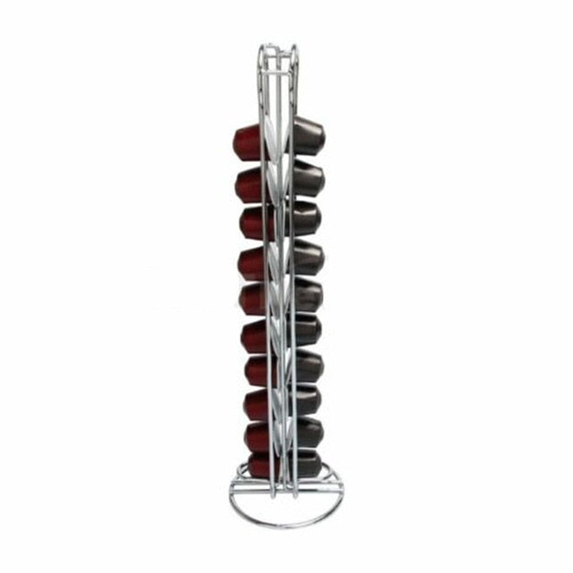 Nespresso Coffee Pods Holder Rotating Rack