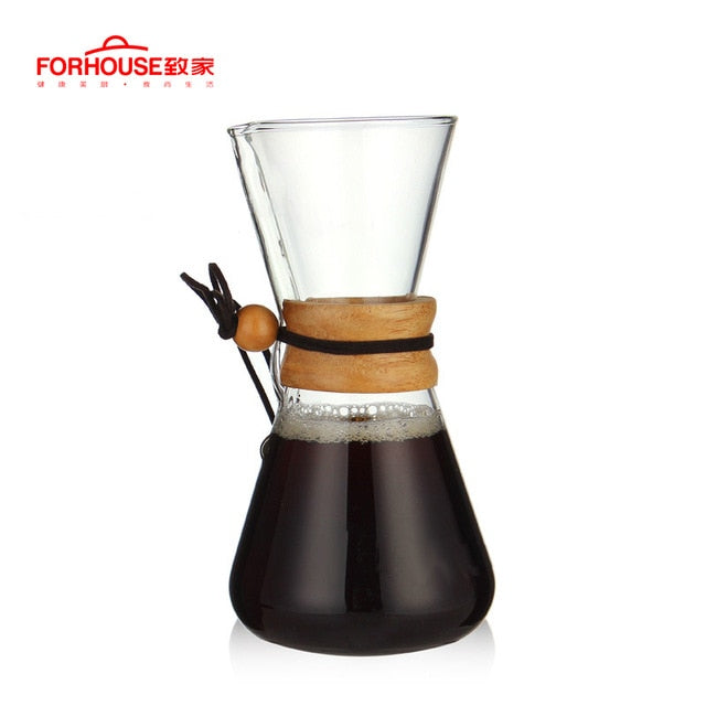 600ml/800ml Heat Resistant Glass Coffee Maker