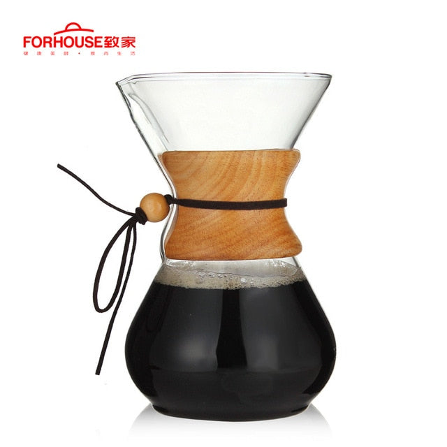 600ml/800ml Heat Resistant Glass Coffee Maker