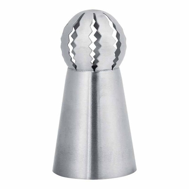 Stainless Steel Sphere Ball Shape Piping Pastry Cream